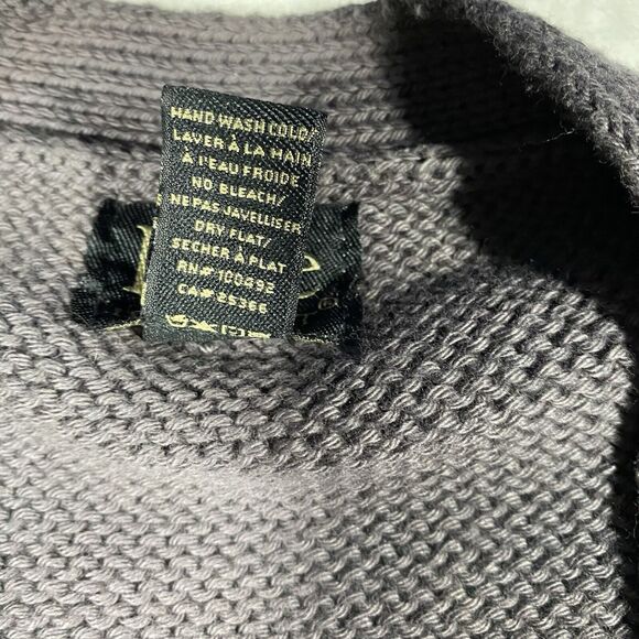 Pure Handknit Cardigan Sweater Lagenlook Boho Artsy Minimalist Women's Sz L/XL - Picture 4 of 12